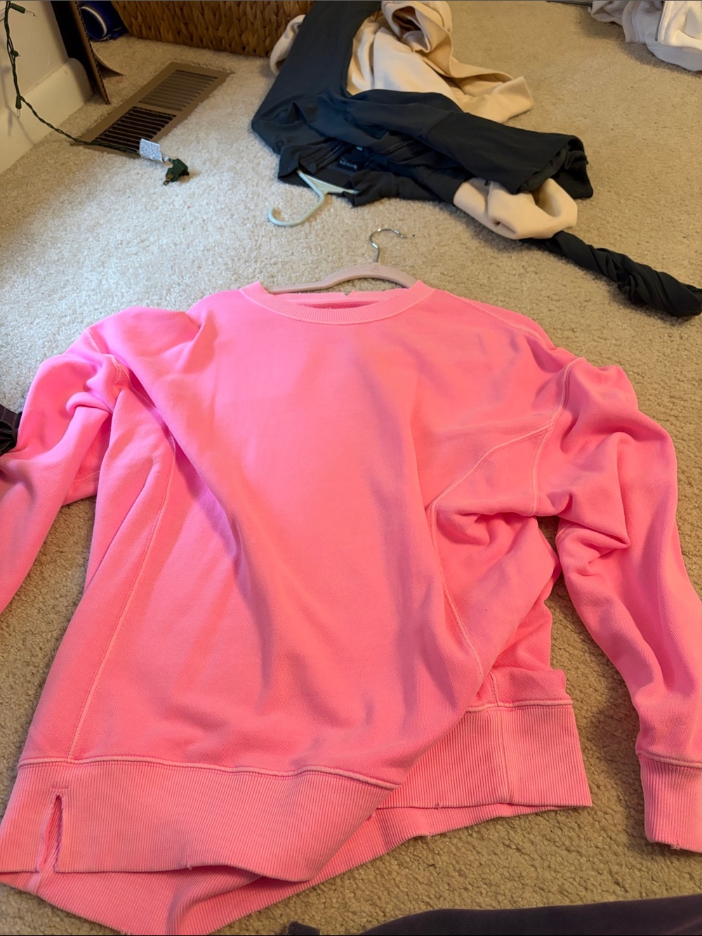 aerie Bubblegum Pink Pullover Sweatshirt